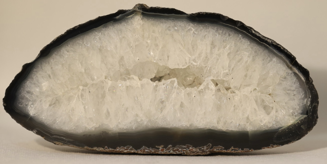 Banded Agate Geode Half
