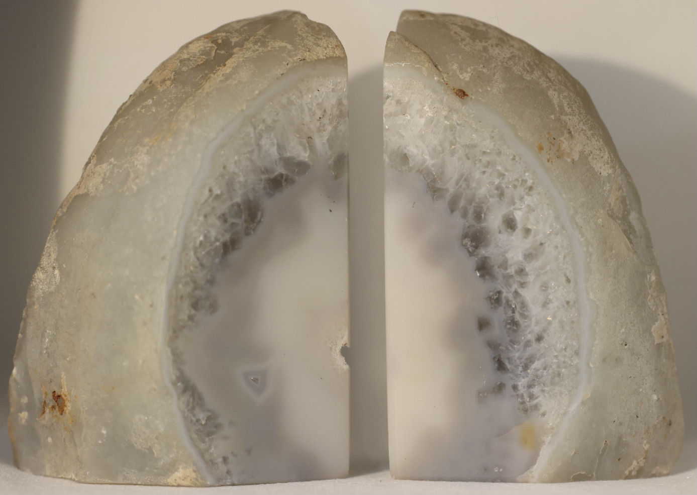 Grey Agate Bookends