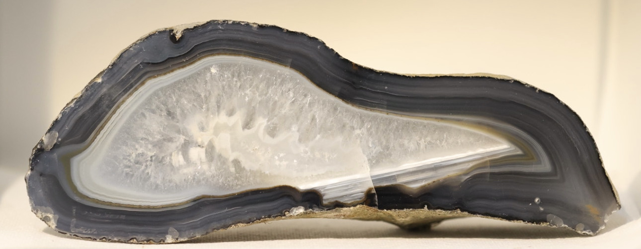 Black Banded Agate Slice