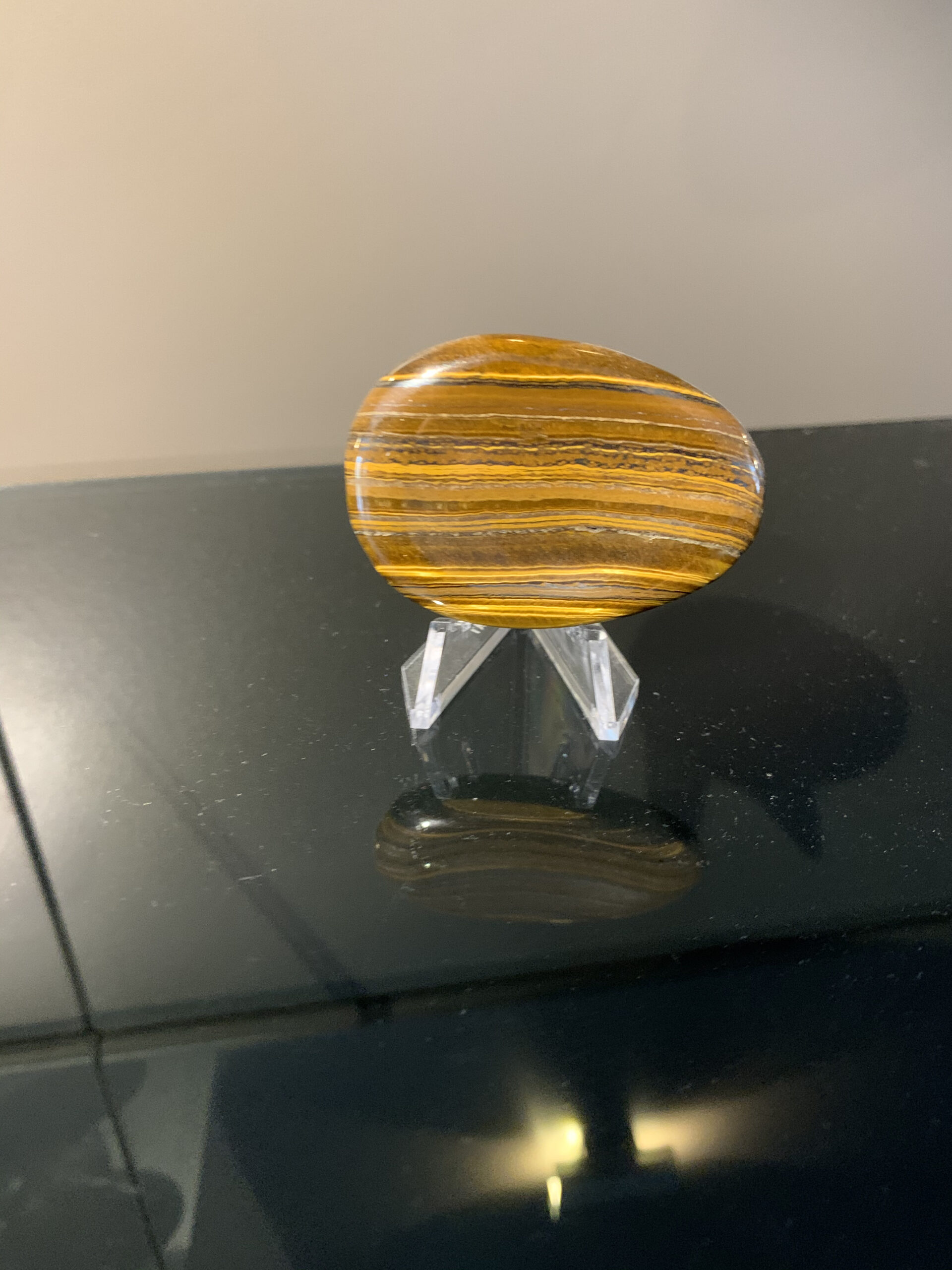 Tiger Eye Thumb / Worry Stones