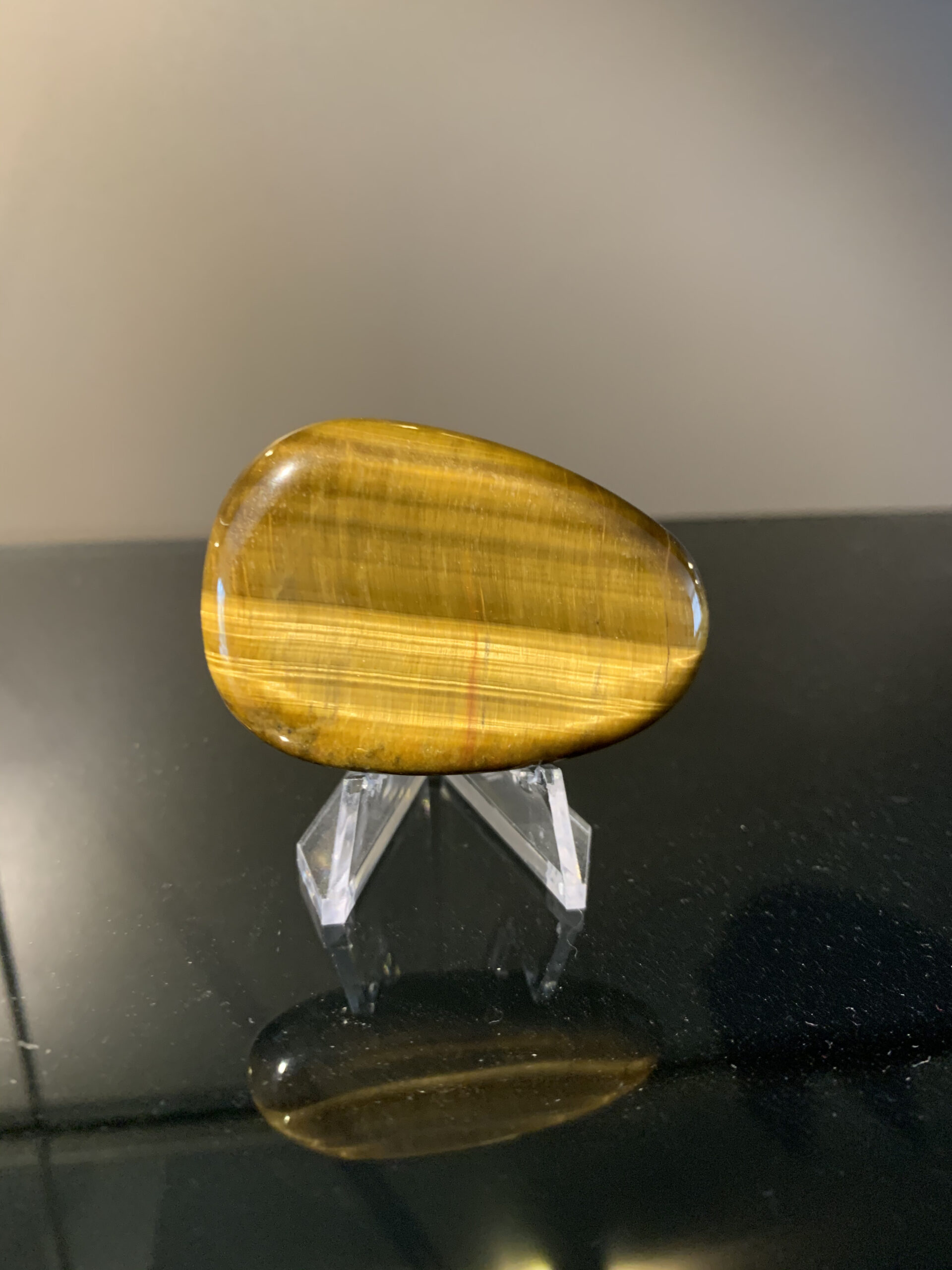 Tiger Eye Thumb / Worry Stones