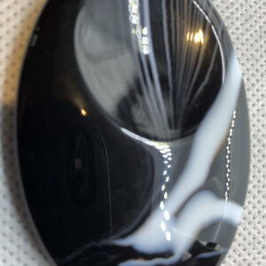 Black Agate Thumb / Worry Stones